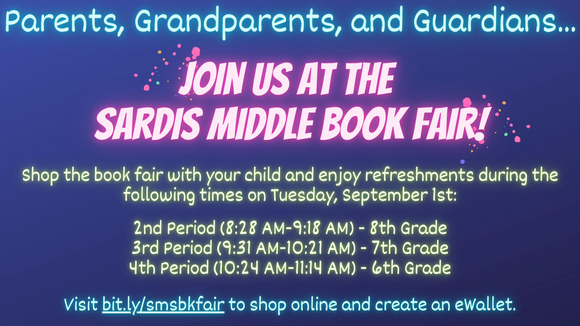 Parent Day at the Book Fair!